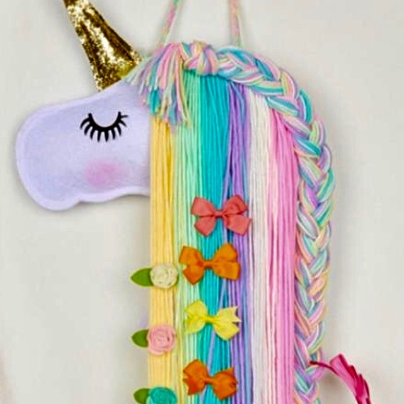 Unicorn Hair Accessory Wall Display Organizer - Picture 5 of 13
